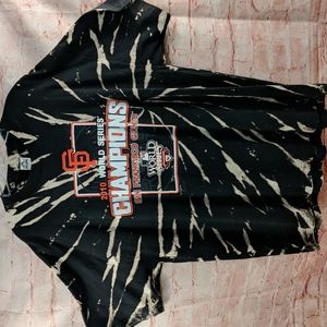 2010 World Series Champions San Francisco Giants Tie Dye T-shirt 2XL